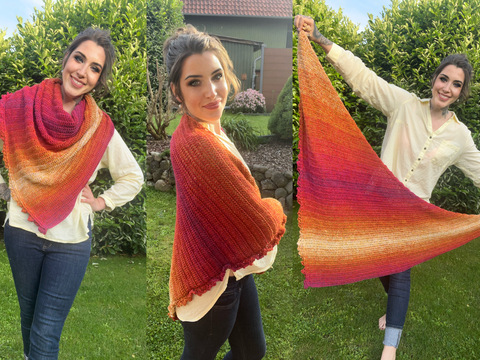 Häkelanleitung Kuscheltuch "PHOENIX"