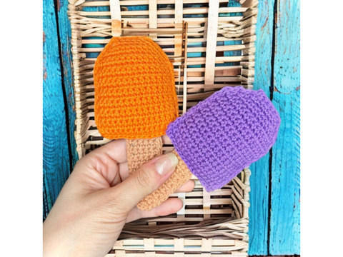 Häkelanleitung Stieleis Eis Kinderküche Spielküche