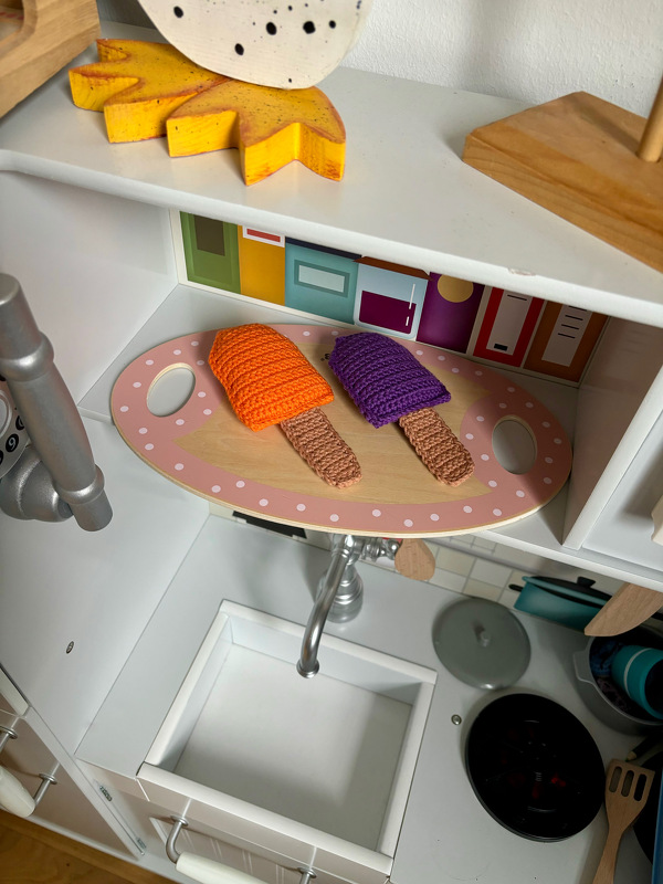 Häkelanleitung Stieleis Eis Kinderküche Spielküche - Bild 6