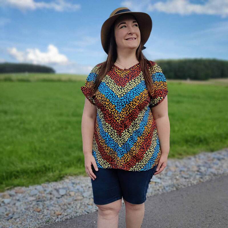 Schnittmuster Blusenshirt Alle lieben Jane Gr. 32 - 62 Damen - Bild 6