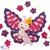 Butterfly crochet pattern applique