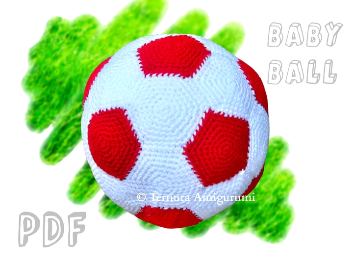 Baby Ball Crochet Pattern, soccer ball