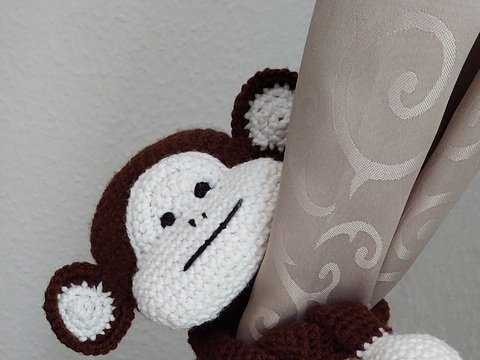 Gardinenhalter Äffchen