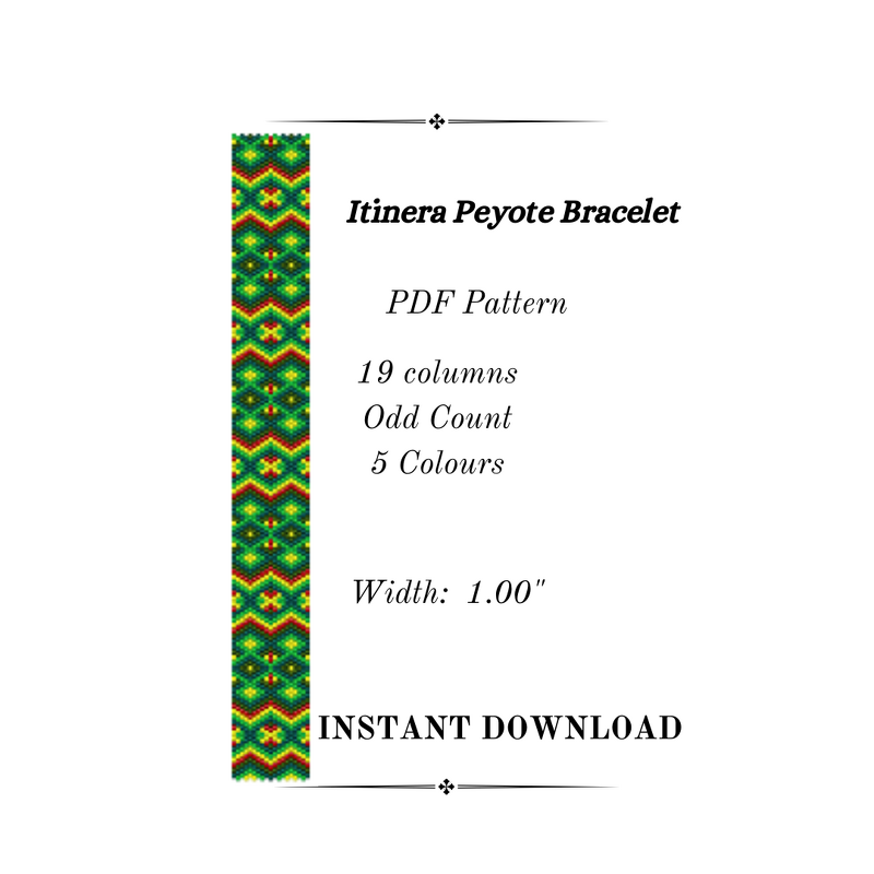 Itinera Peyote Stitch Bracelet