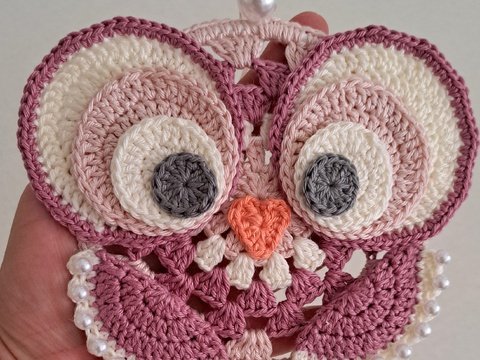 Eule häkeln - Deko oder Traumfänger - Häkelanleitung PDF