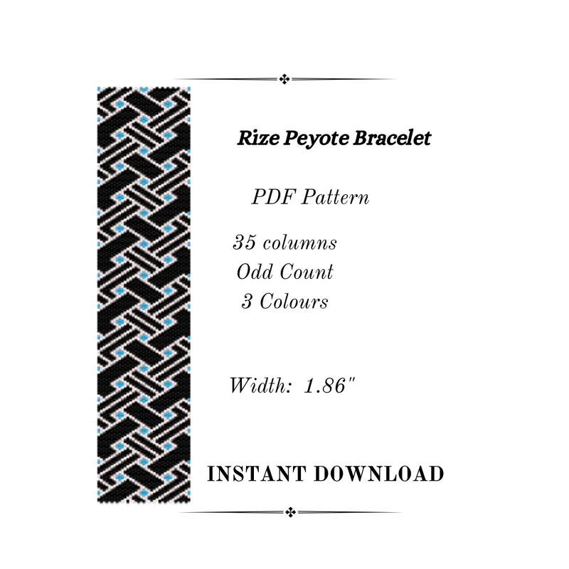 Size Peyote Stitch Bracelet
