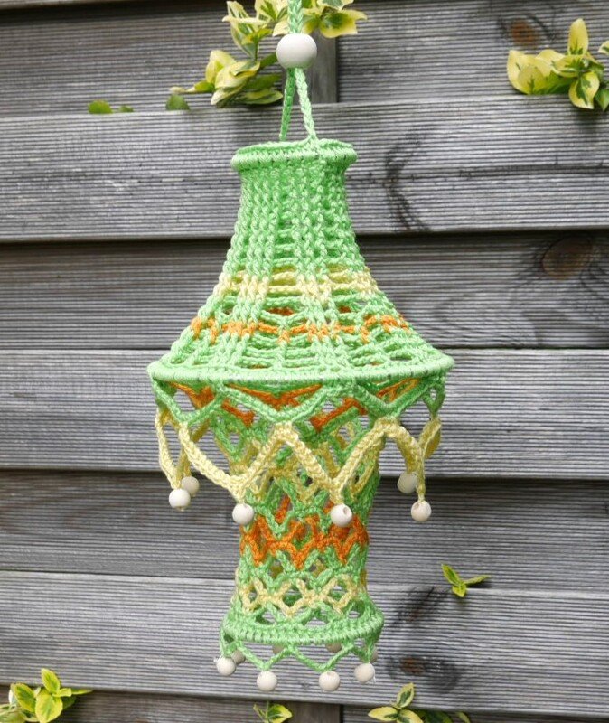 Häkelanleitung bunter Lampion - Bild 12