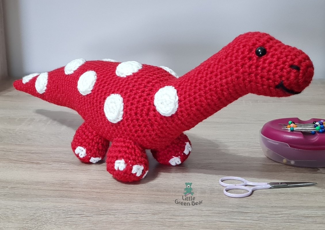Don the Diplodocus Crochet Amigurumi Pattern (English) - Image 10