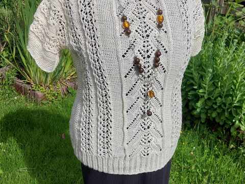 BoHo Sommer-Tunika "Sommer-Flirt" mit Ajourmuster... Größe S-XXXXXL