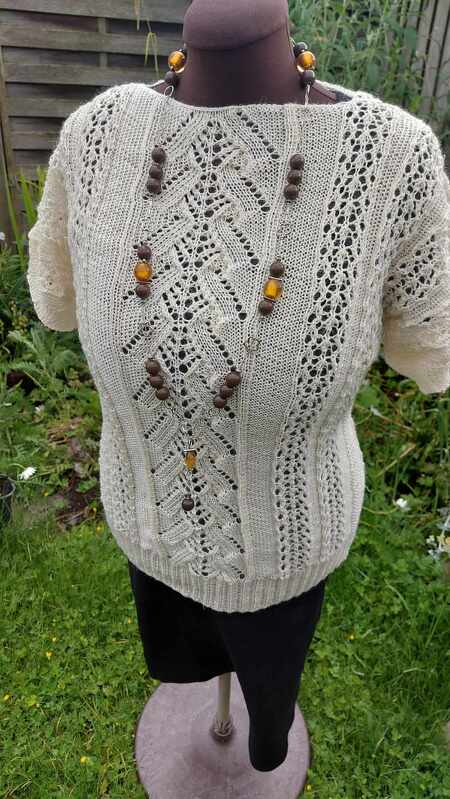 BoHo Sommer-Tunika "Sommer-Flirt" mit Ajourmuster... Größe S-XXXXXL