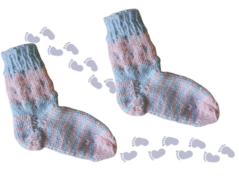 Kreative Anleitung: Babysocken