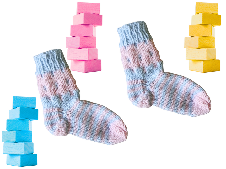 Kreative Anleitung: Babysocken