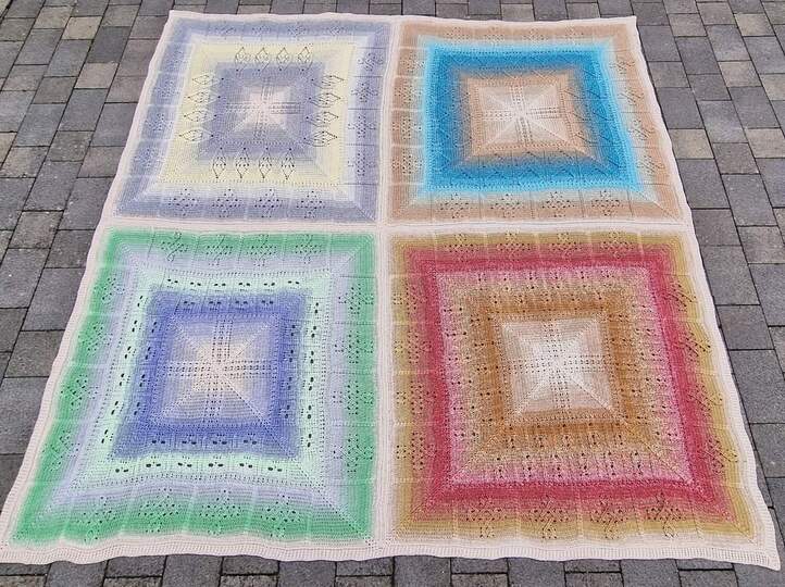 Häkelanleitung Set Decke Zaubertraum