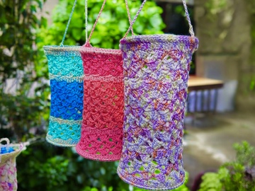 Dekorative Granny Lampions - Häkelanleitung