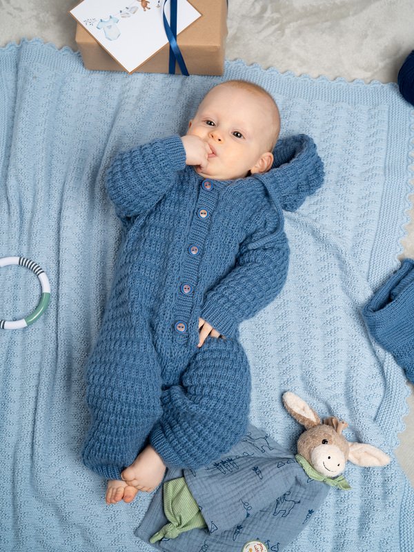 Overall mit Patent-Fantasiemuster &amp; Decke mit Strukturmuster