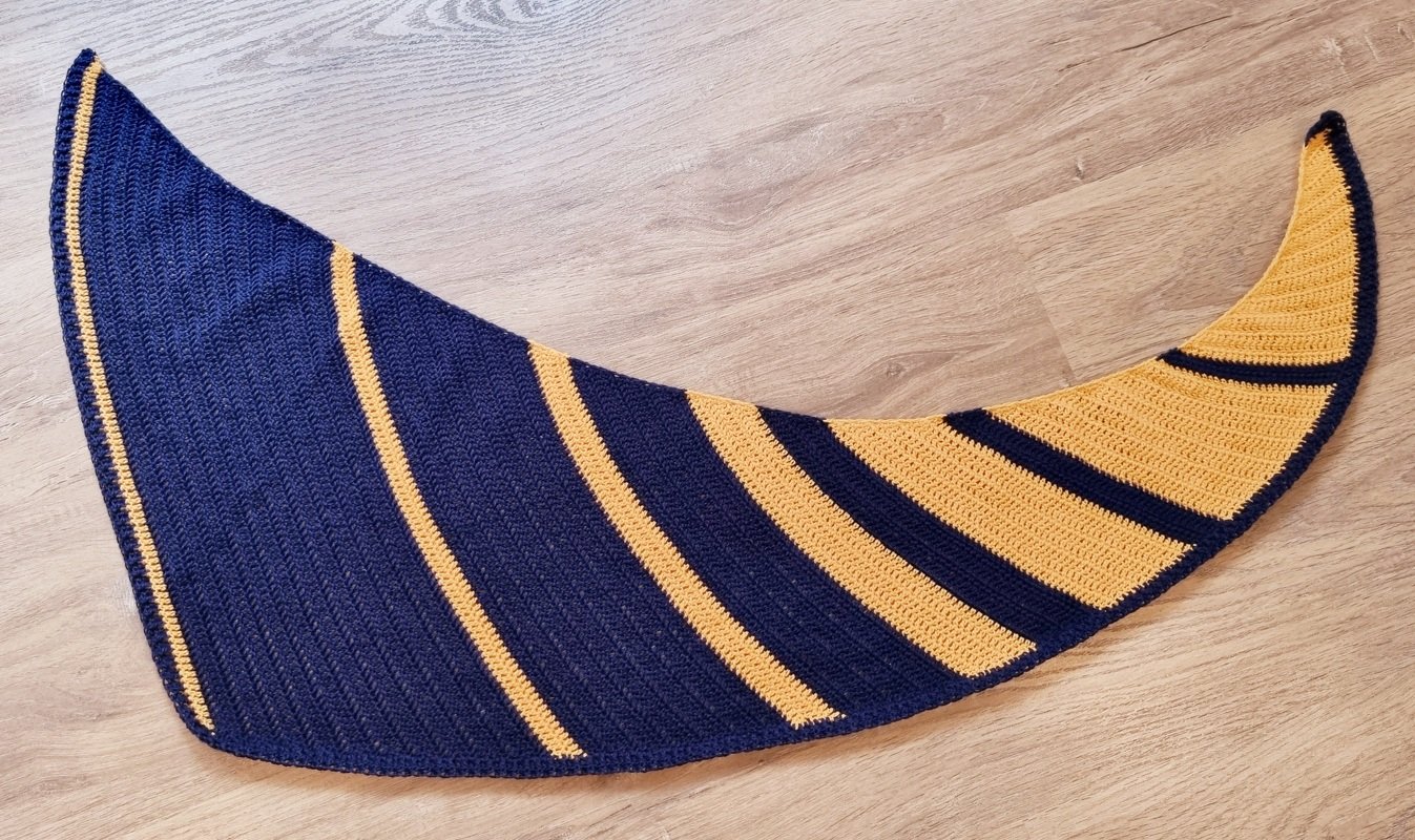 Häkelanleitung Tuch "Fibonacci"