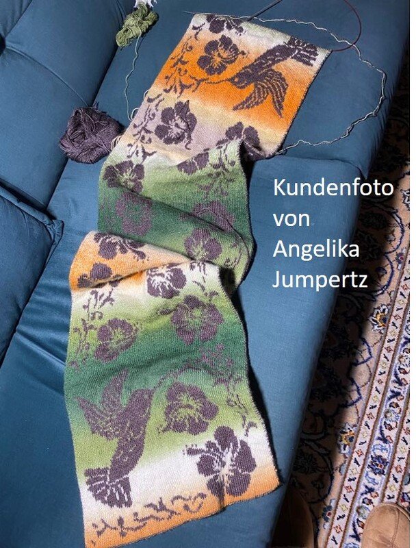 Double knitting pattern "Tropical Dream" - stole / wrap - Image 12