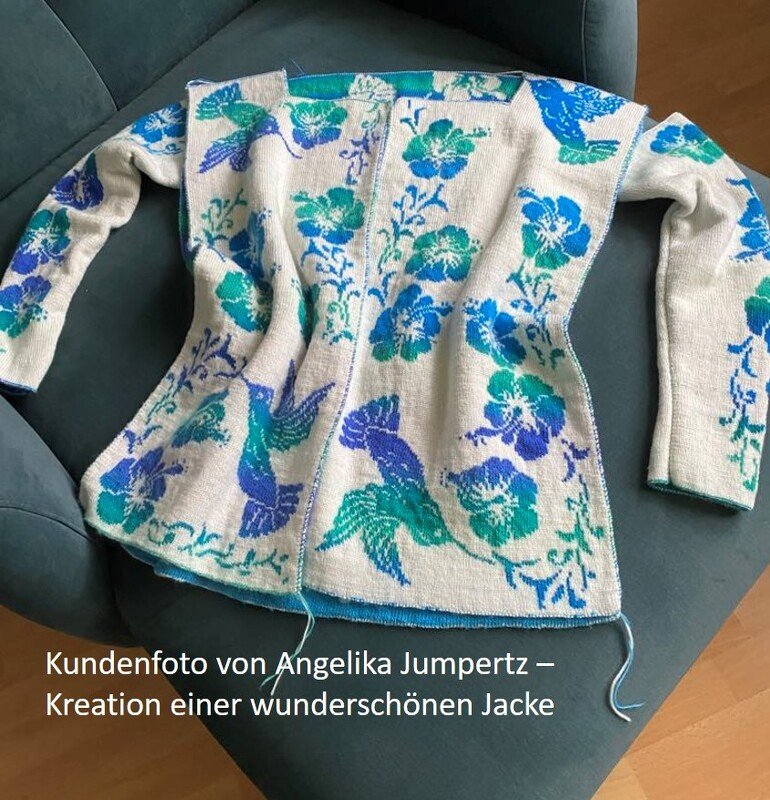 Strickanleitung "Tropical Dream" - Schultertuch / Stola - in Doubleface - Bild 11
