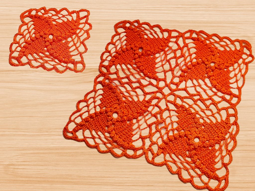 Crochet Granny Square Motif Pattern - Image 4