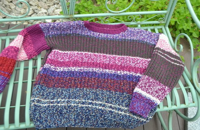 Pullover * Bobbelreste * alle Größen * Strickanleitung - Bild 2