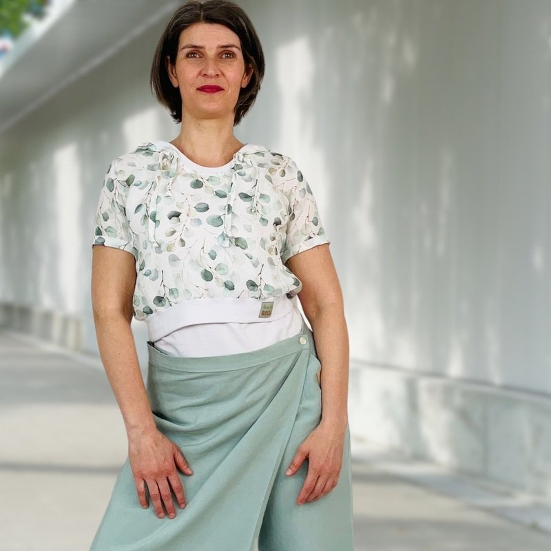 Crop Shirt | Hoodie | T-Shirt - Schnittmuster & Nähanleitung | Nähmuster - Bild 3