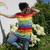 Longshirt / Tunika RAINBOW (Gr. S/M, L/XL - leicht anzupassen)