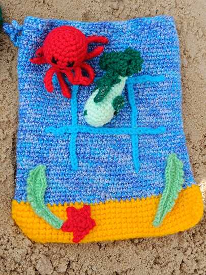 Häkelanleitung Tiefseespiel (Tic Tac Toe)