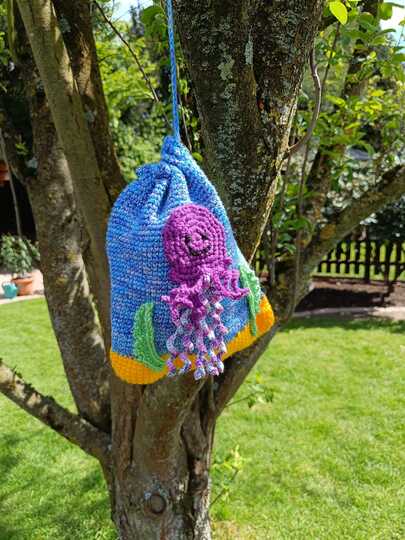 Häkelanleitung Tiefseespiel (Tic Tac Toe)