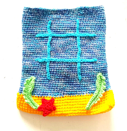 Häkelanleitung Tiefseespiel (Tic Tac Toe)