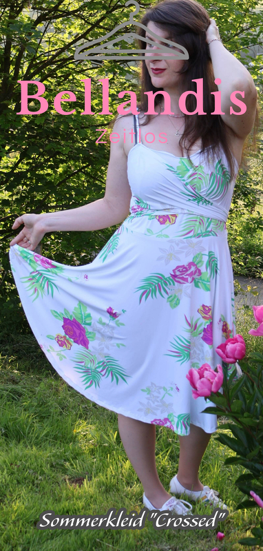E-Book Schnittmuster Bellandis Wickelkleid "Crossed" mit deutscher Anleitung - Bild 2
