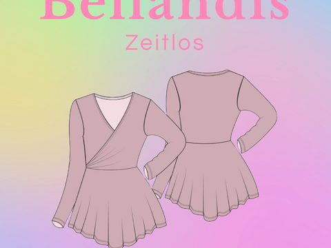 E-Book Schnittmuster Bellandis Tunika "Datenight" mit deutscher Anleitung