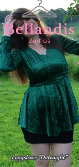 E-Book Schnittmuster Bellandis Tunika "Datenight" mit deutscher Anleitung