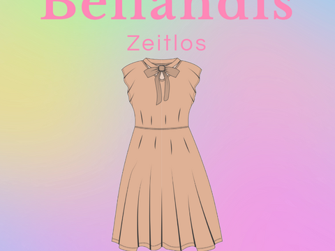 E-Book Schnittmuster Bellandis Sommerkleid "Glory" mit deutscher Anleitung