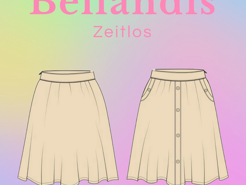 E-Book Schnittmuster Bellandis Rock "Nostalgia" mit deutscher Anleitung