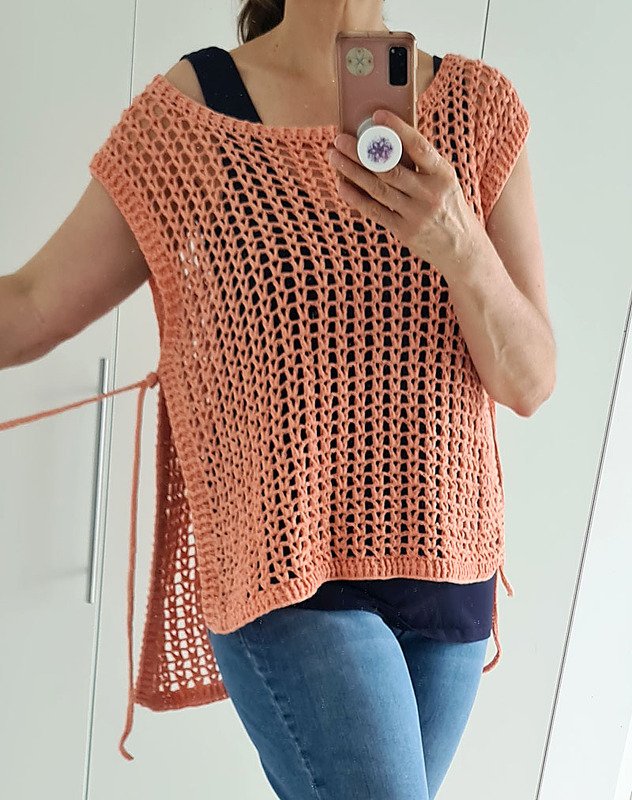 Vest „Sienna“ – Top with Tie Ribbon - Image 8