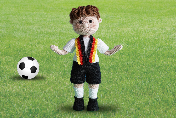 Häkelanleitung Fußballfan Joschi - PDF Datei - Bild 2