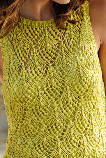 Asymetrische Tunika mit Bordüre in Grün