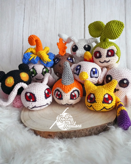 Digital Monster Baby - Amigurumi - Crochet Pattern 01