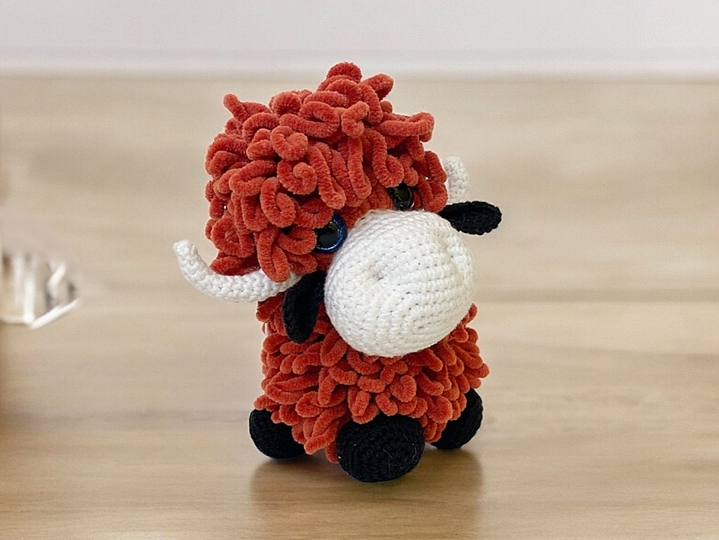 Hochlandrind. Häkelanleitung