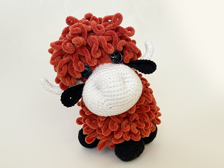 Hochlandrind. Häkelanleitung