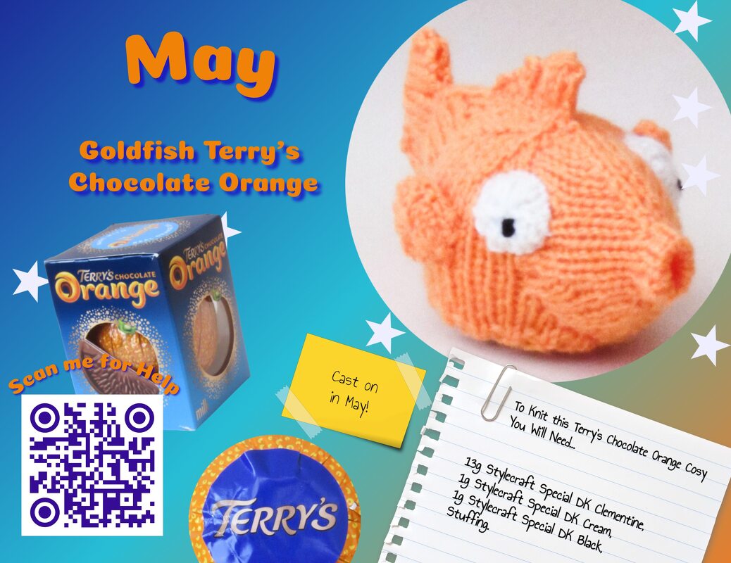 Goldfish Chocolate Orange Cosy Knitting Pattern