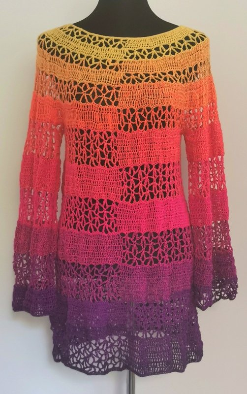 Pulli/Tunika/Shirt/Kleid Summer Evening, ein wahres Anpassungswunder - Bild 5