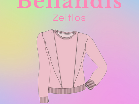 E-Book Schnittmuster Bellandis Sweatshirt "Spaceranger" - deutsche Anleitung