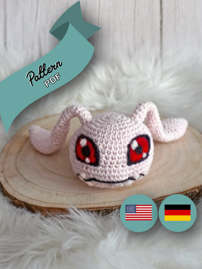 Digital Monster Baby - Amigurumi - Crochet Pattern 02