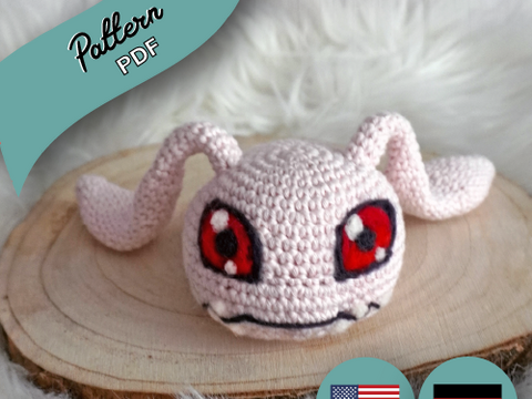 Digital Monster Baby - Amigurumi - Häkelanleitung 02