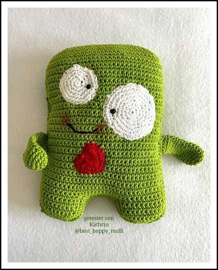 Häkelanleitung "Kuschelmonster Hab dich lieb"