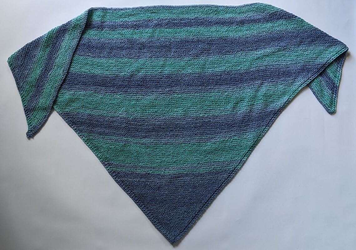 Strickanleitung Einfaches Dreieckstuch - Bild 2