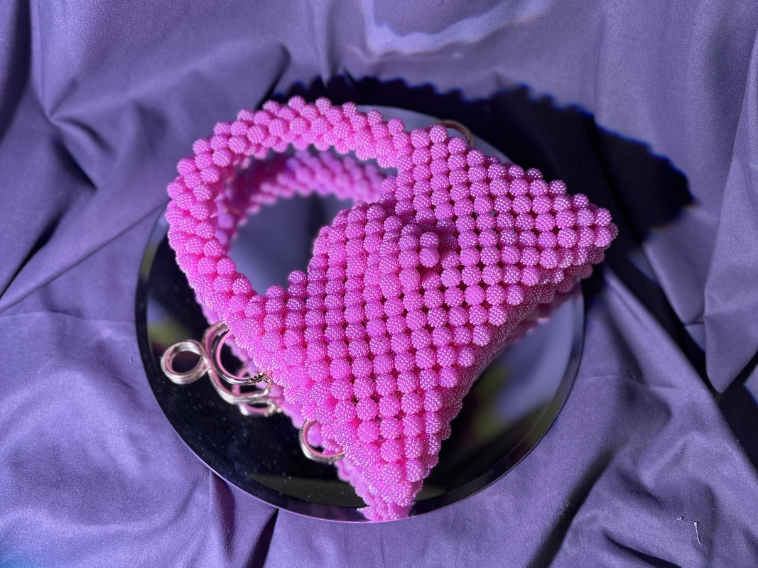 Beaded handbag weave pattern PDF and video tutorial