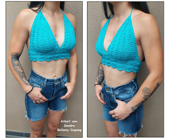Häkelanleitung Bikini oder Triangel Top "Jola"
