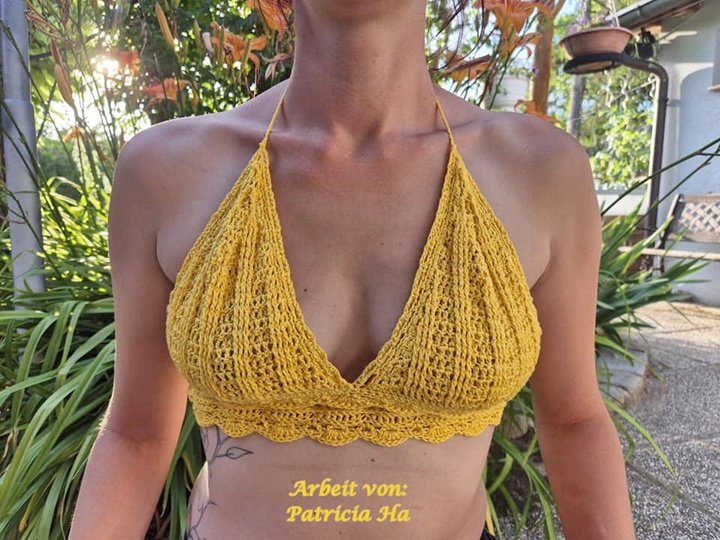 Häkelanleitung Bikini oder Triangel Top "Jola"